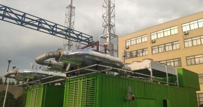 SCR system at a food-waste biogas plant in Hangzhou