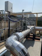 SCR system at a biomass biogas power plant in Daming, further photo