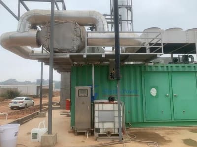 SCR system at a farm biogas power plant in Qingyuan