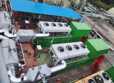 SCR system at a landfill gas power plant in Shenzhen