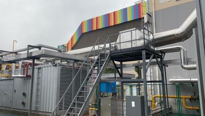 SCR system at a packaging plant distributed energy in Taicang