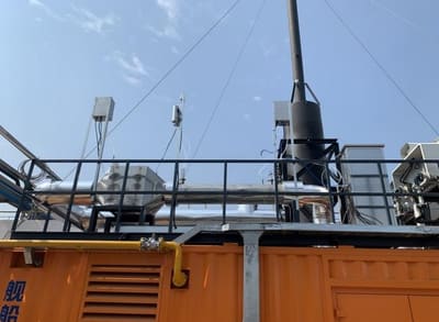 SCR system at a biomass biogas power plant in Wuhan